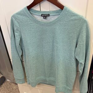 JCREW green lightweight sweatshirt